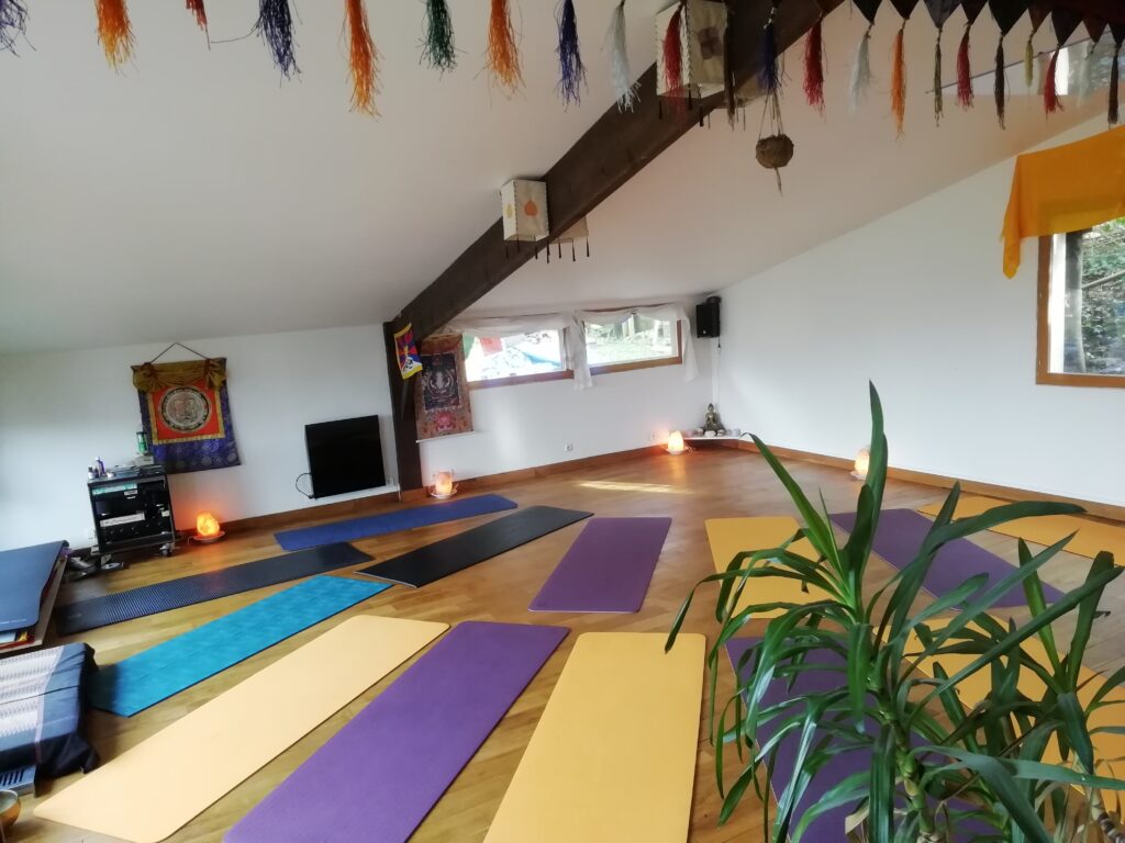 Salle de yoga et meditation